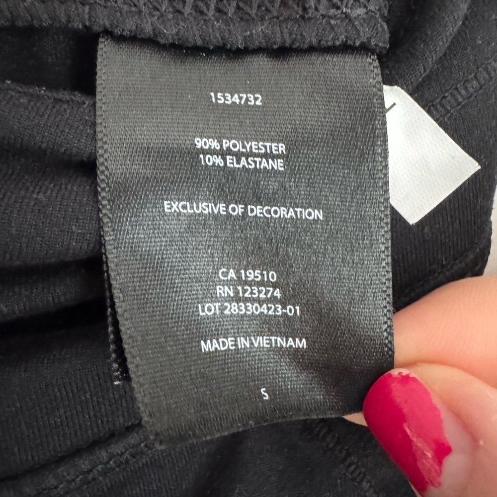 Lole High Waisted Drawstring Joggers Comfy Stretch Sweatpants Black Size Small - Picture 6 of 6